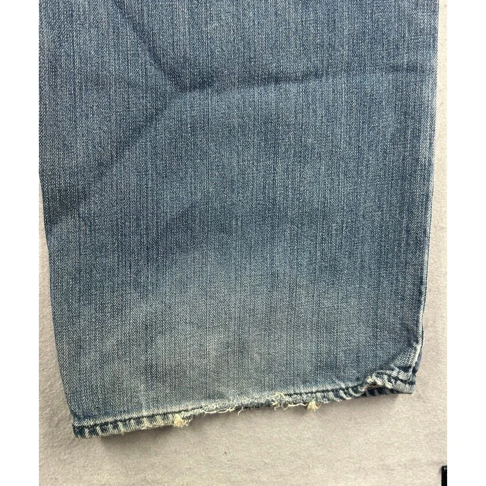 RL Polo Jean Co Ralph Lauren Jeans Mens Brixton Loose Straight Blue Denim